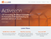 Tablet Screenshot of proactive.activeeon.com